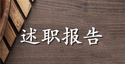 医药新人述职报告范文