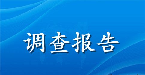 精选大学生实习调查报告
