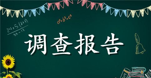关于环境的调查报告范文【精选】