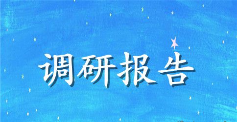基层调研报告范文2023