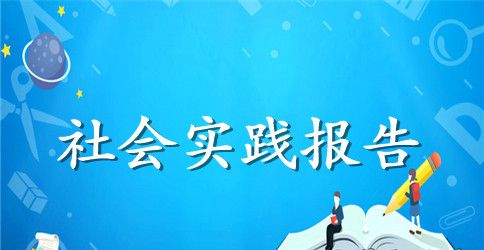 会计系大学生暑期社会实践报告