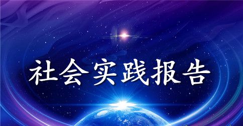 社会实践报告论文范本