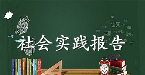 关于社会实践报告的范文