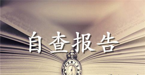 高校教师自查报告范文