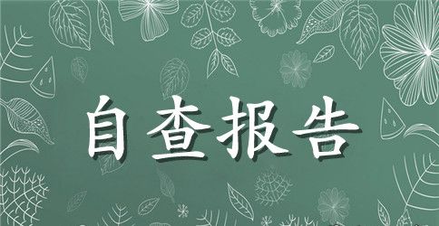 初中教师自查报告范文