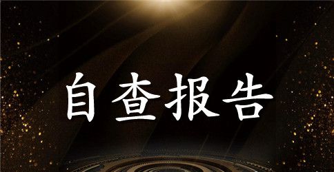 企业自查报告八篇