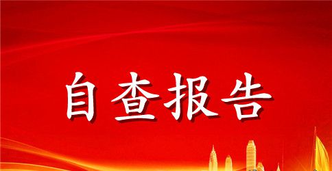 个人自查报告合