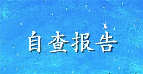 学校建账目标落实情况自查报告范文