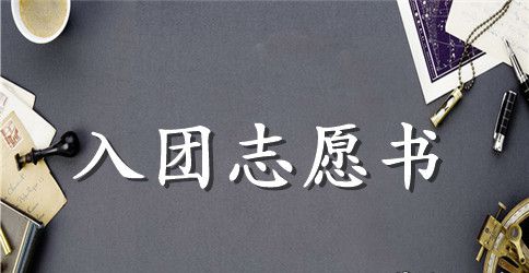 中小学生入团志愿书范文精选