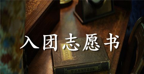 高中学生入团志愿书300字