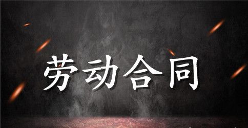 【推荐】公司劳动合同四篇