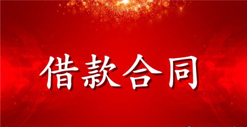 公司正规借款合同
