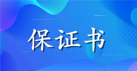 做好工作保证书3篇