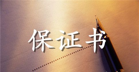 公司违纪的保证书