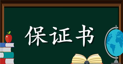 付款承诺保证书