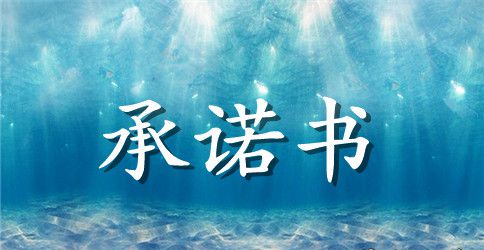 施工承诺书模板十篇