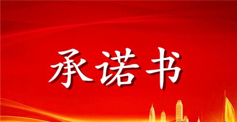 行政矿长的安全承诺书