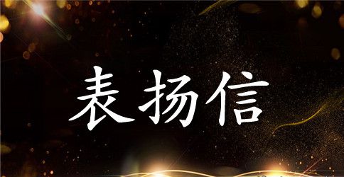 写给服务员的表扬信
